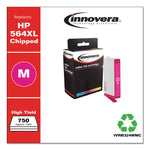 Remanufactured Magenta High-Yield Ink, Replacement for 564XL (CB324WN), 750 Page-Yield