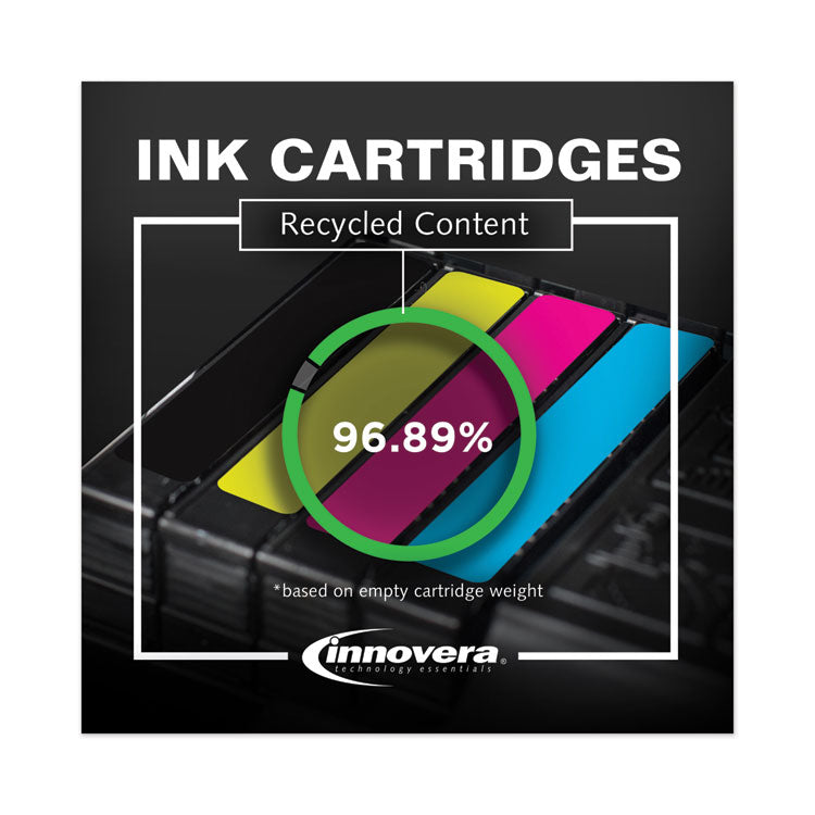 Remanufactured Black High-Yield Ink, Replacement for LC75BK, 600 Page-Yield