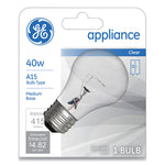 Incandescent A15 Light Bulb, 40 W, Clear