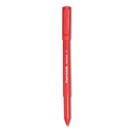 Write Bros. Ballpoint Pen, Stick, Medium 1 Mm, Red Ink, Red Barrel, Dozen