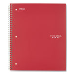 Wirebound Notebook, 5-Subject, Wide/Legal Rule, Randomly Assorted Cover Color, (200) 10.5 x 8 Sheets