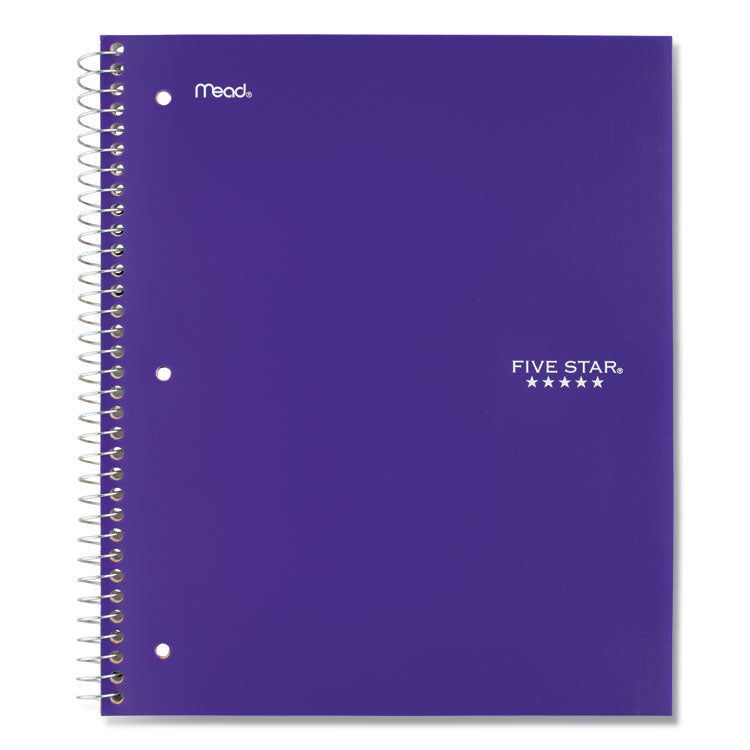 Wirebound Notebook, 5-Subject, Wide/Legal Rule, Randomly Assorted Cover Color, (200) 10.5 x 8 Sheets