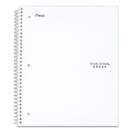 Wirebound Notebook, 5-Subject, Wide/Legal Rule, Randomly Assorted Cover Color, (200) 10.5 x 8 Sheets