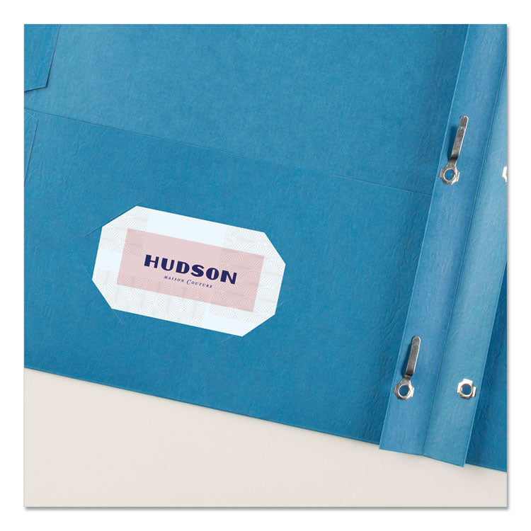 Two-Pocket Folder, Prong Fastener, 0.5" Capacity, 11 X 8.5, Light Blue, 25/box