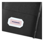 Two-Pocket Folder, Prong Fastener, 0.5" Capacity, 11 X 8.5, Black, 25/box