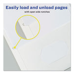 Two-Pocket Folder, 40-Sheet Capacity, 11 X 8.5, White, 25/box