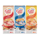 Liquid Coffee Creamer, Assorted Flavors, 0.38 oz Mini Cups, 150/Carton