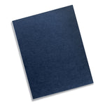 Expressions Linen Texture Presentation Covers for Binding Systems, Navy, 11 x 8.5, Unpunched, 200/Pack