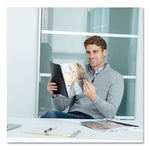 Expressions Classic Grain Texture Presentation Covers for Binding Systems, Black, 11.25 x 8.75, Unpunched, 200/Pack