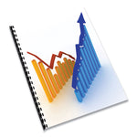 Expressions Linen Texture Presentation Covers for Binding Systems, Navy, 11 x 8.5, Unpunched, 200/Pack