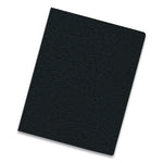 Expressions Classic Grain Texture Presentation Covers for Binding Systems, Black, 11.25 x 8.75, Unpunched, 200/Pack