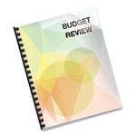 Futura Presentation Covers for Binding Systems, Frost, 11 x 8.5, Unpunched, 25/Pack