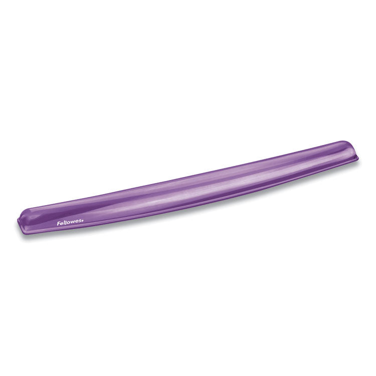 Gel Crystals Keyboard Wrist Rest, 18.5 x 2.25, Purple