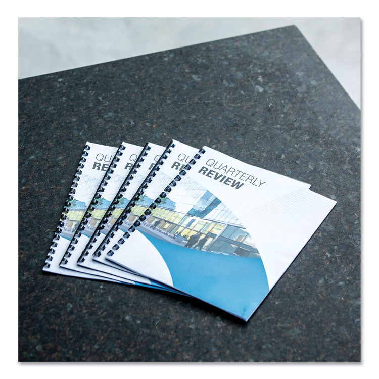 Crystals Transparent Presentation Covers for Binding Systems, Clear, with Round Corners, 11.25 x 8.75, Unpunched, 25/Pack