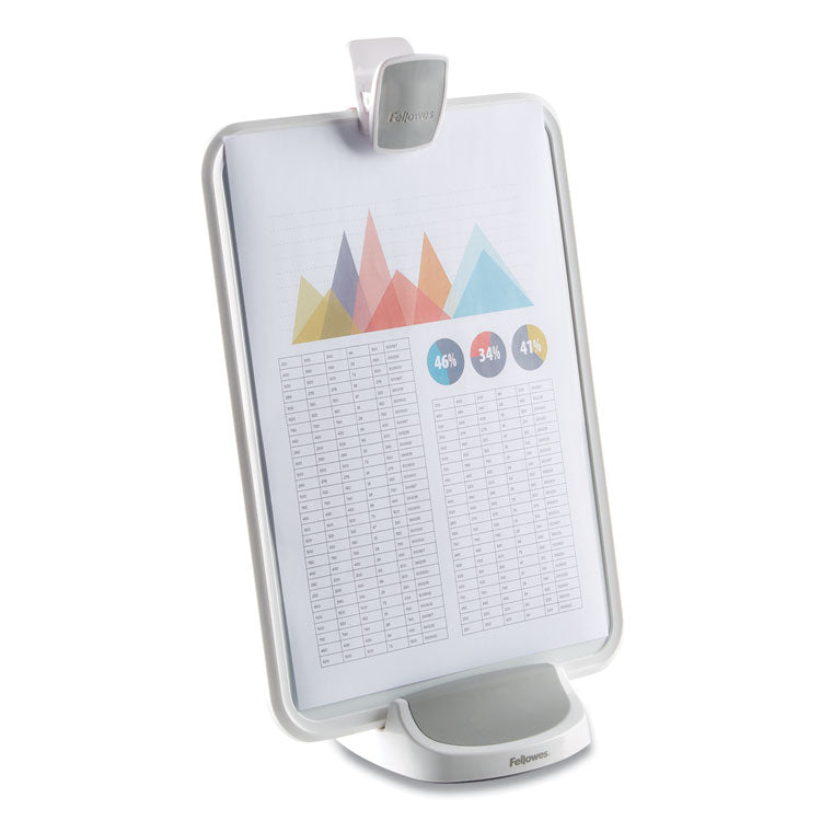 I-Spire Series Document Lift, 100 Sheet Capacity, Abs Plastic/high Impact Polystyrene, White/gray