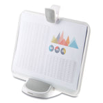 I-Spire Series Document Lift, 100 Sheet Capacity, Abs Plastic/high Impact Polystyrene, White/gray