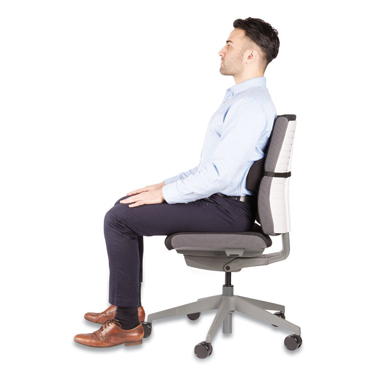 Lumbar Back Support, 12 X 3.13 X 5.19, Black