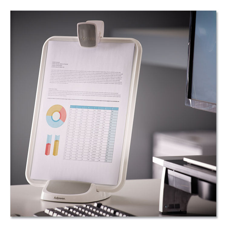 I-Spire Series Document Lift, 100 Sheet Capacity, Abs Plastic/high Impact Polystyrene, White/gray