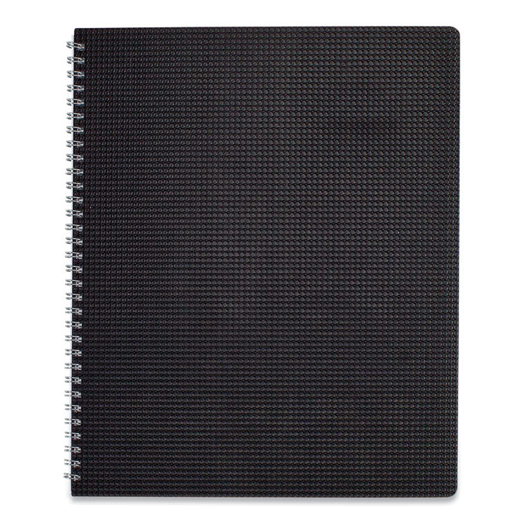 DuraFlex Weekly Planner, 11 x 8.5, Black Cover, 12-Month (Jan to Dec): 2025