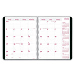 DuraFlex 14-Month Planner, 8.88 x 7.13, Black Cover, 14-Month: Dec 2024 to Jan 2026