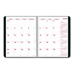 DuraFlex 14-Month Planner, 11 x 8.5, Black Cover, 14-Month: Dec 2024 to Jan 2026