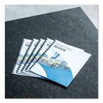 Plastic Comb Bindings, 1/2" Diameter, 90 Sheet Capacity, Black, 100/Pack