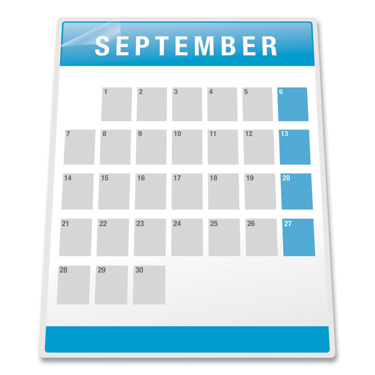 Self-Adhesive Laminating Sheets, 3 Mil, 9.25" X 12", Gloss Clear, 50/box