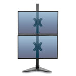 Professional Series Freestanding Dual Stacking Monitor Arm, For 32" Monitors, 15.3" X 35.5" X 11", Black, Supports 17 Lb