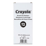 Broad Line Washable Markers, Broad Bullet Tip, Green, 12/box