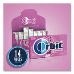 Sugar-Free Chewing Gum, Bubblemint, 12/box