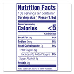 Sugar-Free Chewing Gum, Bubblemint, 12/box