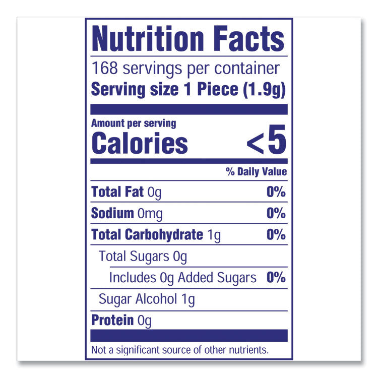 Sugar-Free Chewing Gum, Bubblemint, 12/box