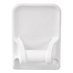 Spray Bottle Holder, 2.34w x 1.69d x 3.34h, White, 2 Hangers/4 Strips/Pack