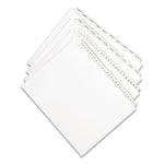Preprinted Legal Exhibit Side Tab Index Dividers, Allstate Style, 10-Tab, 3, 11 X 8.5, White, 25/pack