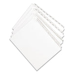 Preprinted Legal Exhibit Side Tab Index Dividers, Allstate Style, 25-Tab, 26 To 50, 11 X 8.5, White, 1 Set, (1702)