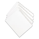 Preprinted Legal Exhibit Side Tab Index Dividers, Allstate Style, 25-Tab, 126 To 150, 11 X 8.5, White, 1 Set, (1706)