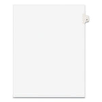 Preprinted Legal Exhibit Side Tab Index Dividers, Avery Style, 10-Tab, 3, 11 X 8.5, White, 25/pack