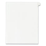 Preprinted Legal Exhibit Side Tab Index Dividers, Allstate Style, 10-Tab, 1, 11 X 8.5, White, 25/pack