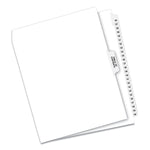 Preprinted Legal Exhibit Side Tab Index Dividers, Avery Style, 26-Tab, 26 To 50, 11 X 8.5, White, 1 Set