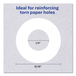Dispenser Pack Hole Reinforcements, 0.25" Dia, White, 1,000/Pack, (5720)