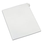 Preprinted Legal Exhibit Side Tab Index Dividers, Allstate Style, 10-Tab, 2, 11 X 8.5, White, 25/pack