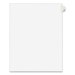 Preprinted Legal Exhibit Side Tab Index Dividers, Avery Style, 26-Tab, A, 11 X 8.5, White, 25/pack, (1401)
