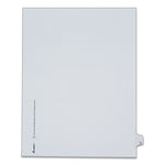 Preprinted Legal Exhibit Side Tab Index Dividers, Allstate Style, 10-Tab, 3, 11 X 8.5, White, 25/pack