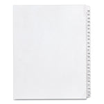 Preprinted Legal Exhibit Side Tab Index Dividers, Allstate Style, 25-Tab, 126 To 150, 11 X 8.5, White, 1 Set, (1706)