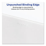 Preprinted Legal Exhibit Side Tab Index Dividers, Allstate Style, 25-Tab, Exhibit 1 To Exhibit 25, 11 X 8.5, White, 1 Set
