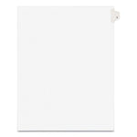 Preprinted Legal Exhibit Side Tab Index Dividers, Avery Style, 10-Tab, 1, 11 X 8.5, White, 25/pack