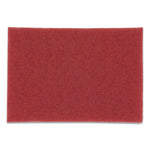 Low-Speed Buffer Floor Pads 5100, 20 X 14, Red, 10/carton