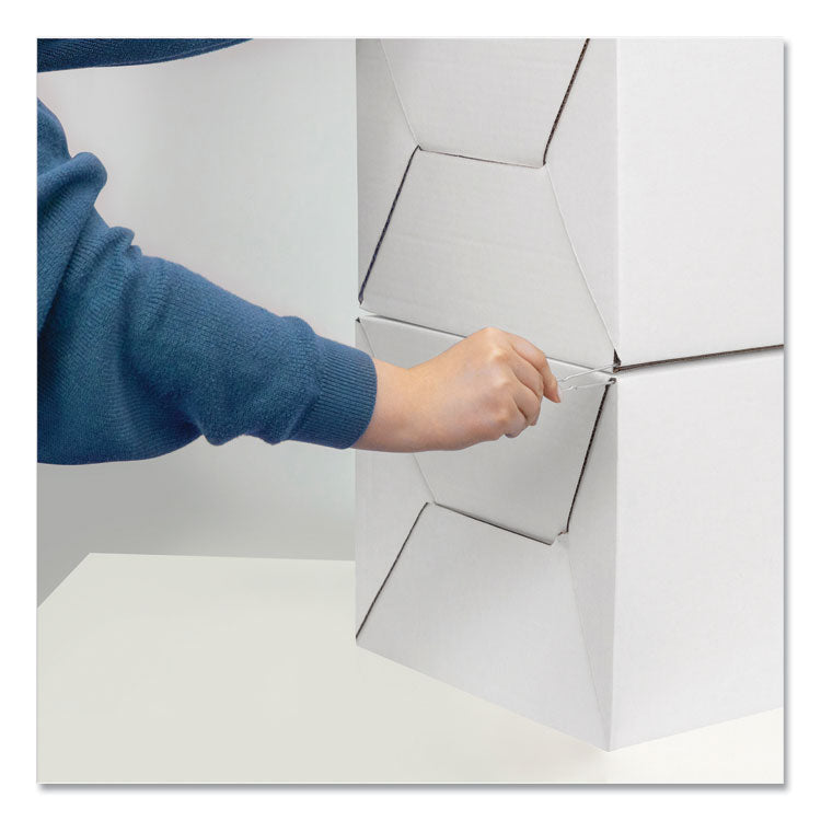 Stor/drawer Steel Plus Extra Space-Savings Storage Drawers, Legal Files, 17" X 25.5" X 11.5", White/blue, 6/carton