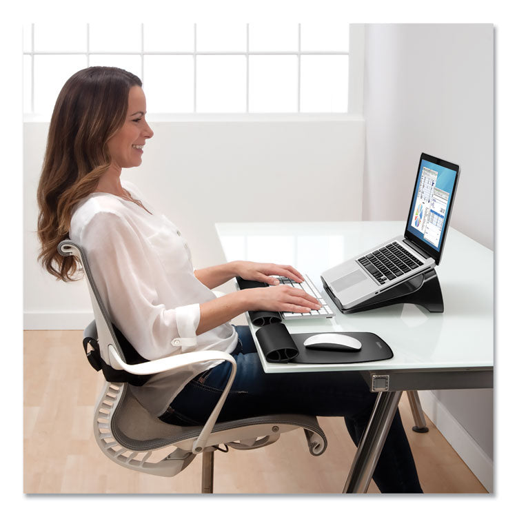 I-Spire Series Laptop Lift, 13.19" X 9.31" X 4.13", Black/gray, Supports 10 Lbs