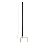 Clear Partition Extender With Attached Clamp, 42 X 3.88 X 24, Thermoplastic Sheeting